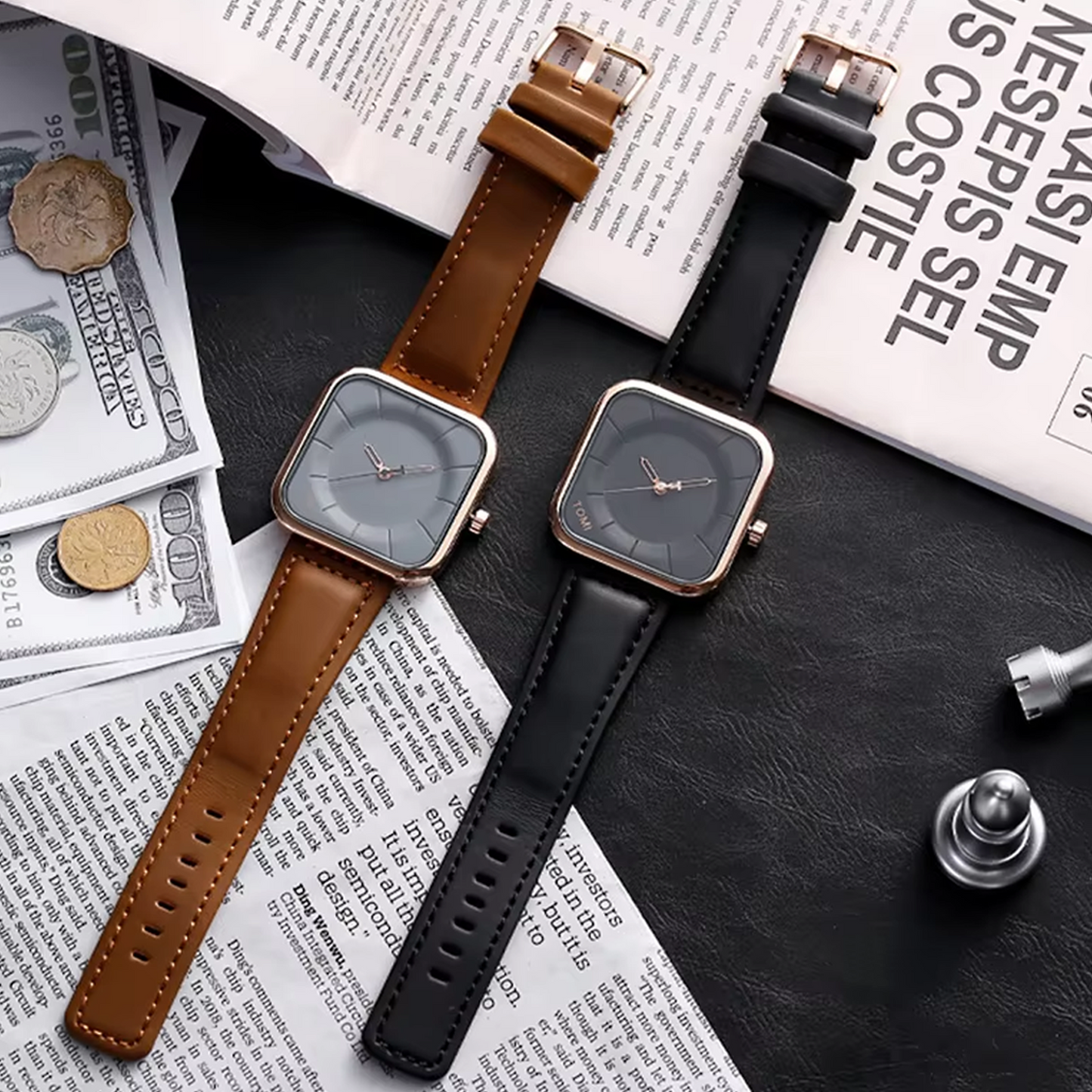 Tomi Square Dial Watch