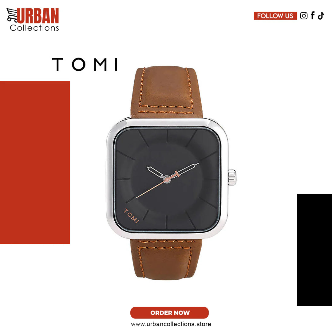 Tomi Watch Square Dial
