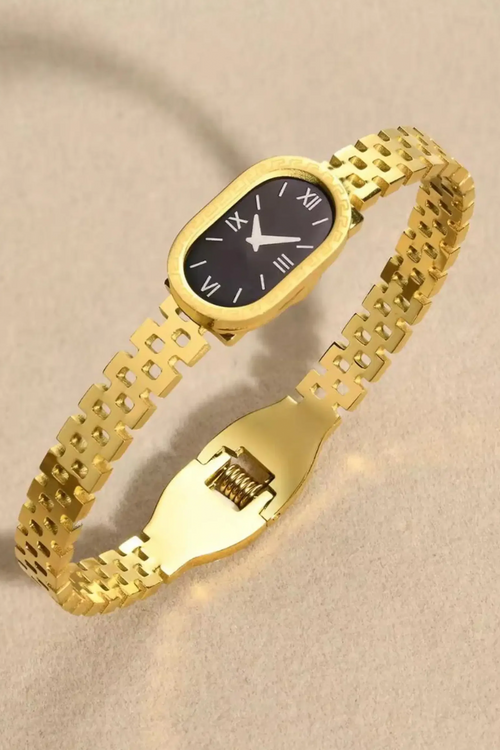 Bracelet Watch-Style Golden