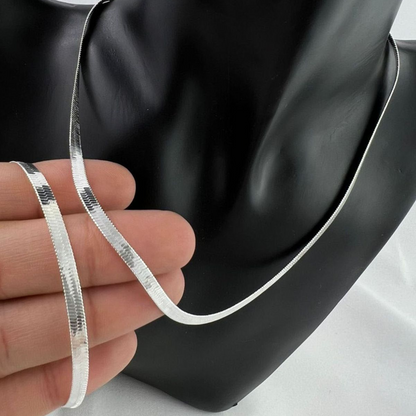 Snake Neck Chain - 5mm Silver