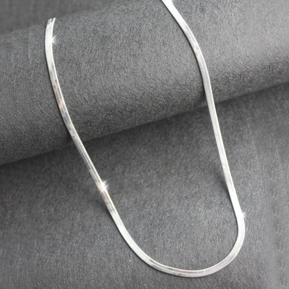 Snake Neck Chain - 5mm Silver