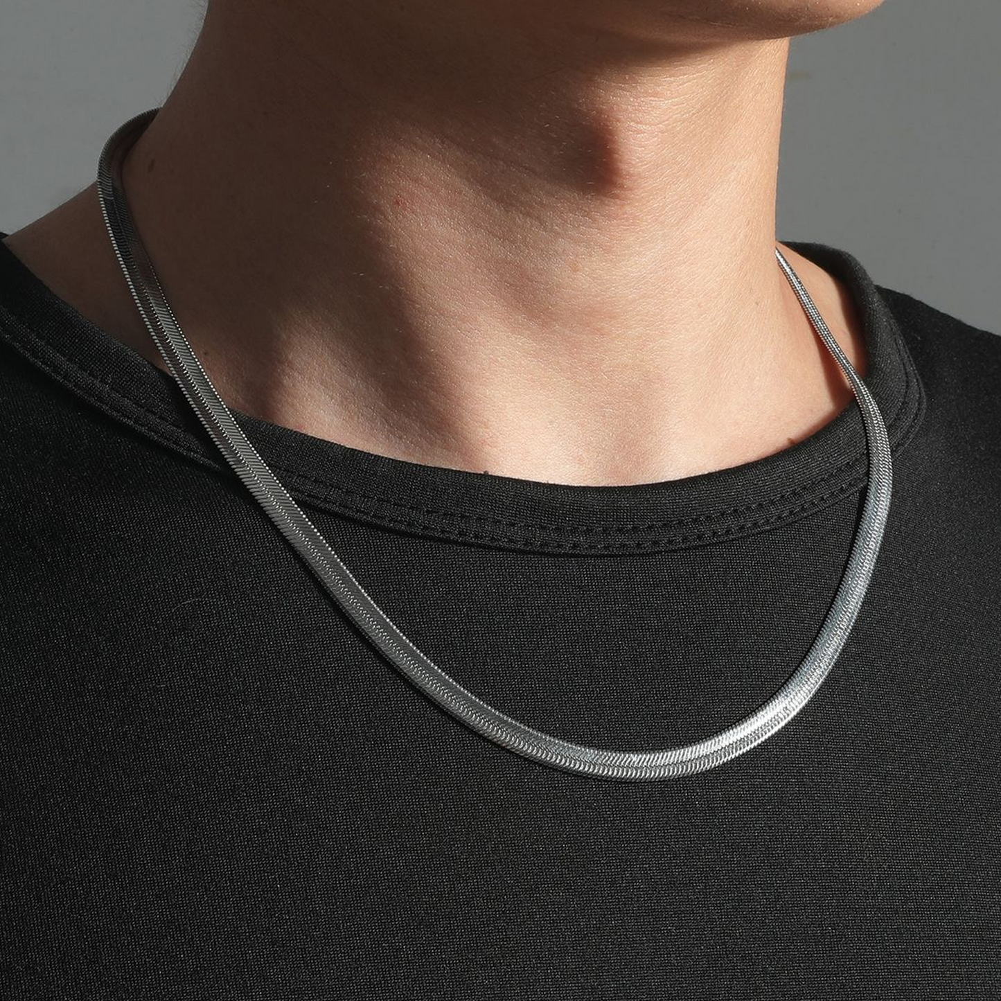 Snake Neck Chain - 5mm Silver