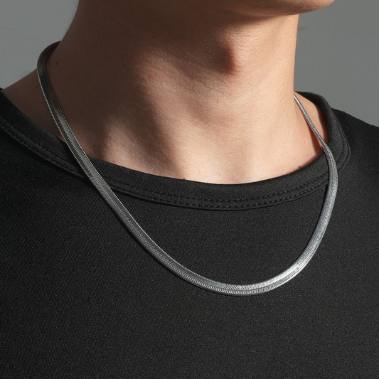 Snake Neck Chain - 5mm Silver